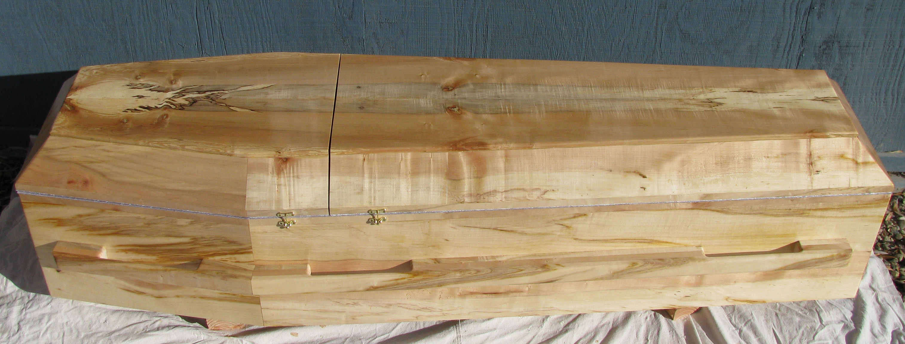 Old Wood Coffin