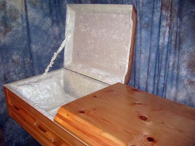 Oversized Pine Casket
