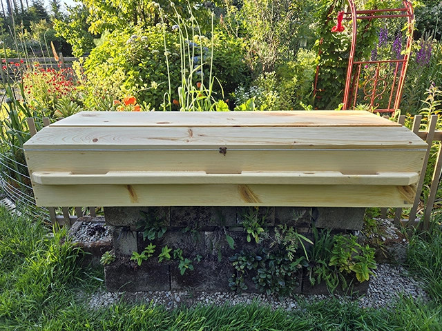 Basic Solid Pine Casket – Handmade in Oregon by Caskets by Design