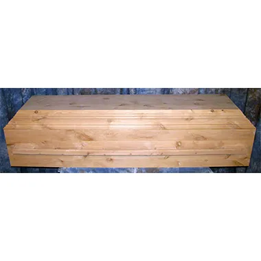 Natural  Alder Casket by Caskets by Design