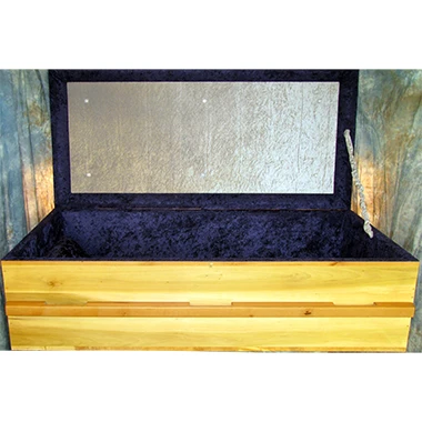 Oversized Poplar Casket by Caskets by Design