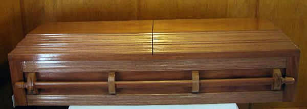 Custom Mahogany Caskets